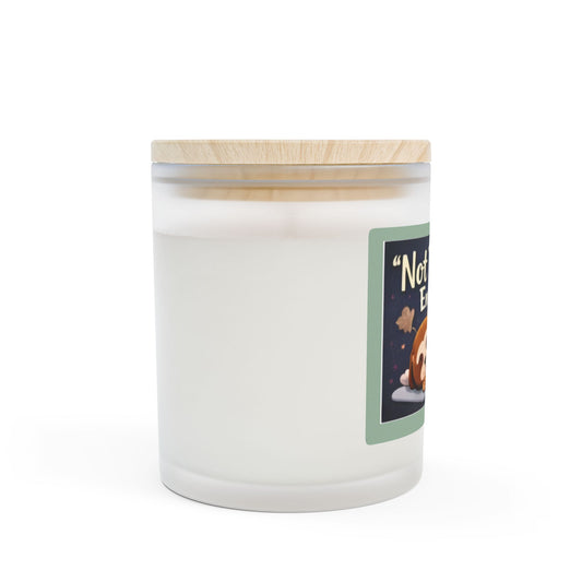 "Not Today" Energy - 11oz Frosted Glass Scented Candle