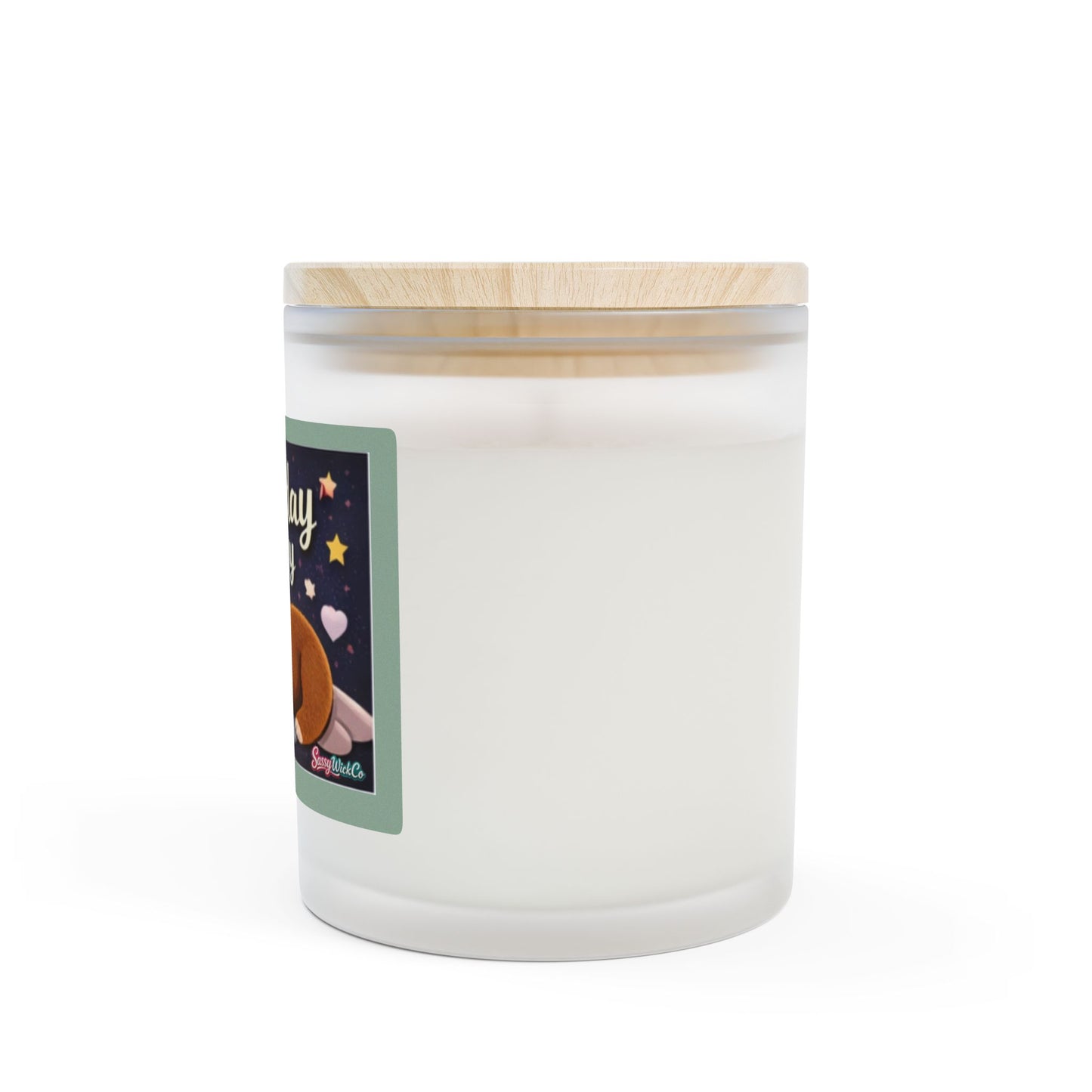 "Not Today" Energy - 11oz Frosted Glass Scented Candle