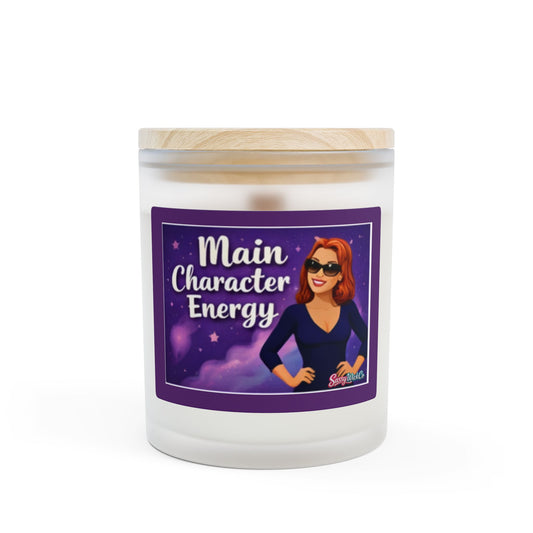 Main Character Energy — 11oz Scented Gift Frosted Glass Candle