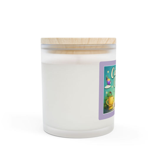 Calm the Chaos Scented Candle — 11oz Frosted Glass Meditation Candle