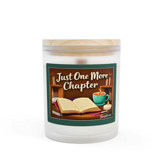 Just One More Chapter — 11oz Frosted Glass Scented Candle
