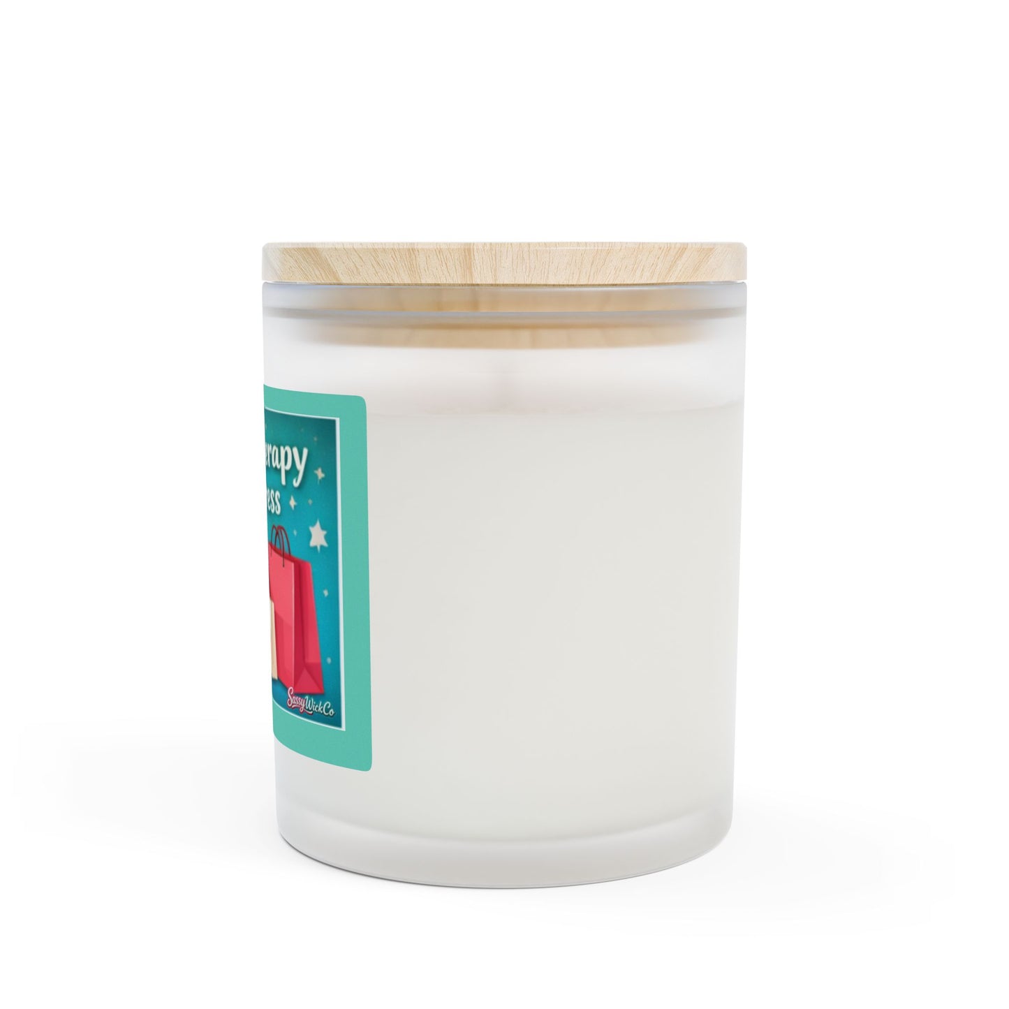 Retail Therapy In Progress - 11oz Frosted Glass Scented Candle
