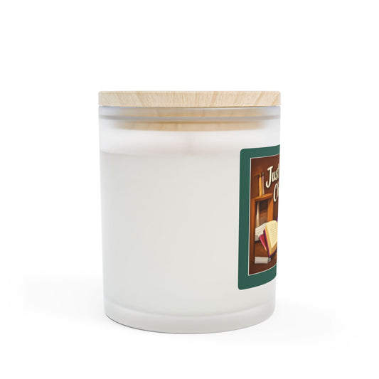 Just One More Chapter — 11oz Frosted Glass Scented Candle